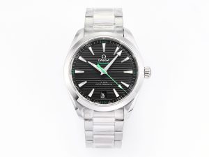 VSFactory (VSF) Omega Aqua Terra 150M Black Dial Green Hand Steel A8900 Movement