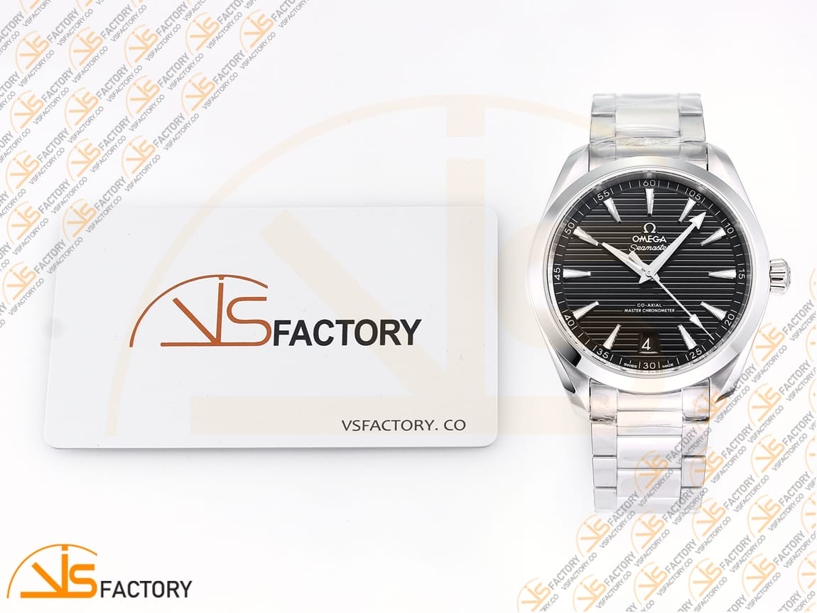VSFactory (VSF) Omega Aqua Terra 150M Black Dial Steel A8900 Movement - 图片 2