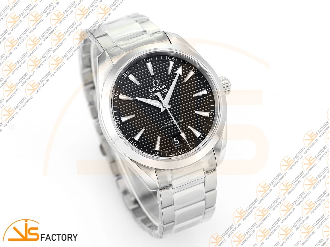 VSFactory (VSF) Omega Aqua Terra 150M Black Dial Steel A8900 Movement - 图片 5
