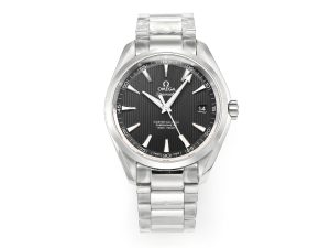 VSFactory (VSF) Omega Aqua Terra 150M Black Textured Dial Steel A8500 Movement