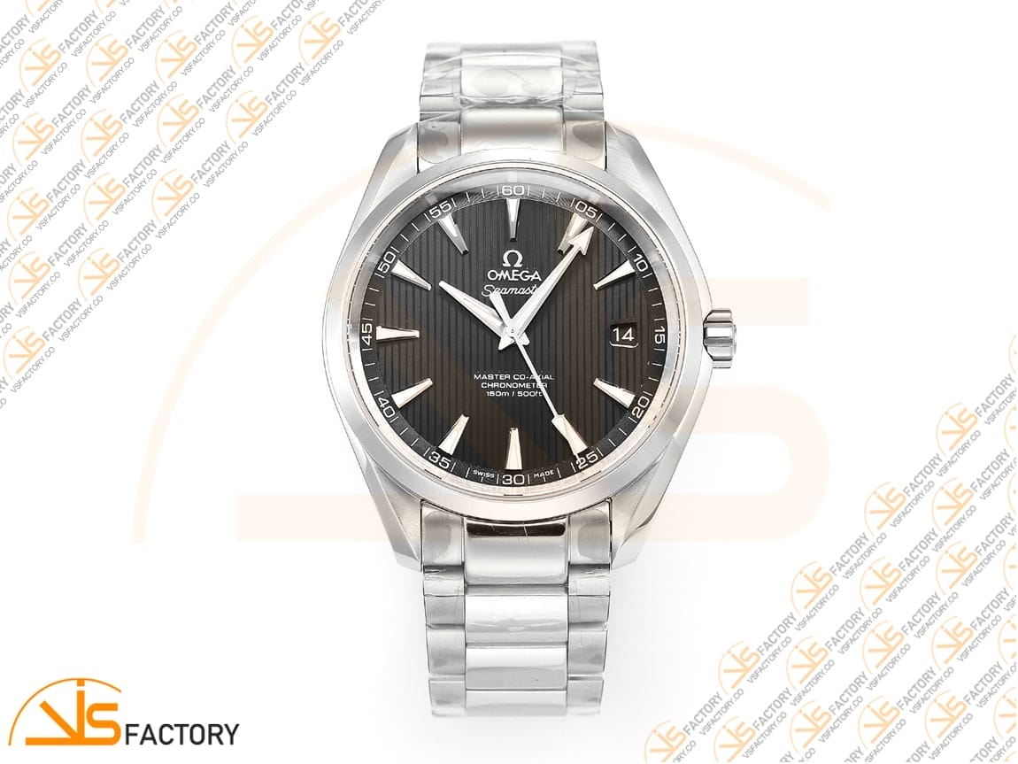 VSFactory (VSF) Omega Aqua Terra 150M Black Textured Dial Steel A8500 Movement - 图片 3