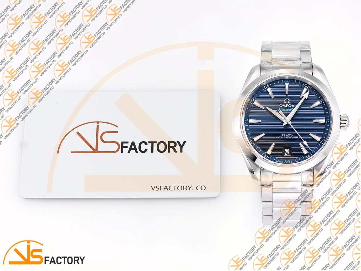 VSFactory (VSF) Omega Aqua Terra 150M Deep Blue Dial Steel A8900 Movement - 图片 2