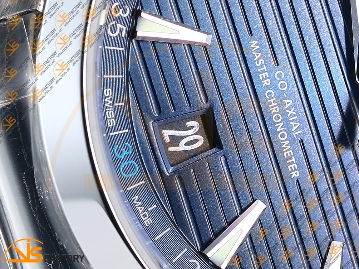 VSFactory (VSF) Omega Aqua Terra 150M Deep Blue Dial Steel A8900 Movement - 图片 8