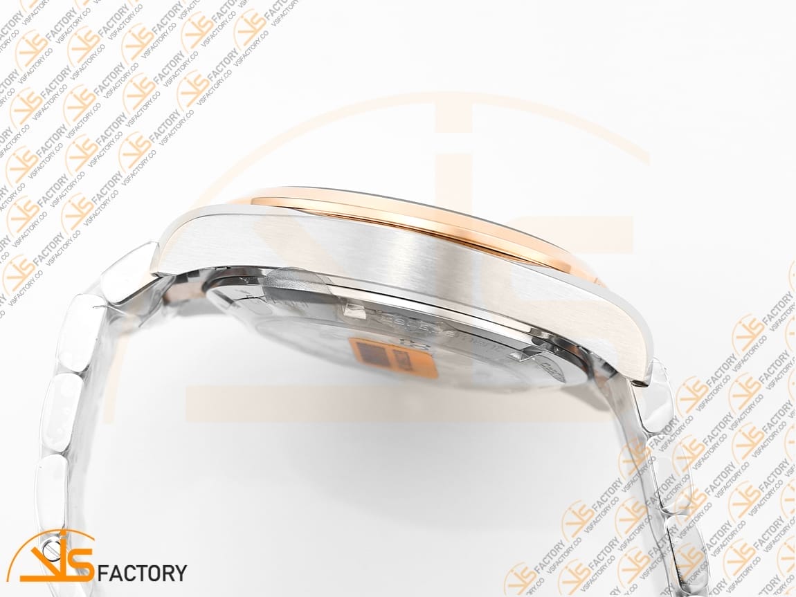 VSFactory (VSF) Omega Aqua Terra 150M GMT Brown Dial SS/RG A8605 Movement - 图片 10