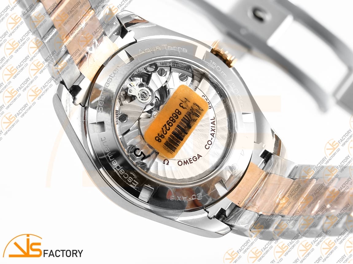 VSFactory (VSF) Omega Aqua Terra 150M GMT Brown Dial SS/RG A8605 Movement - 图片 13