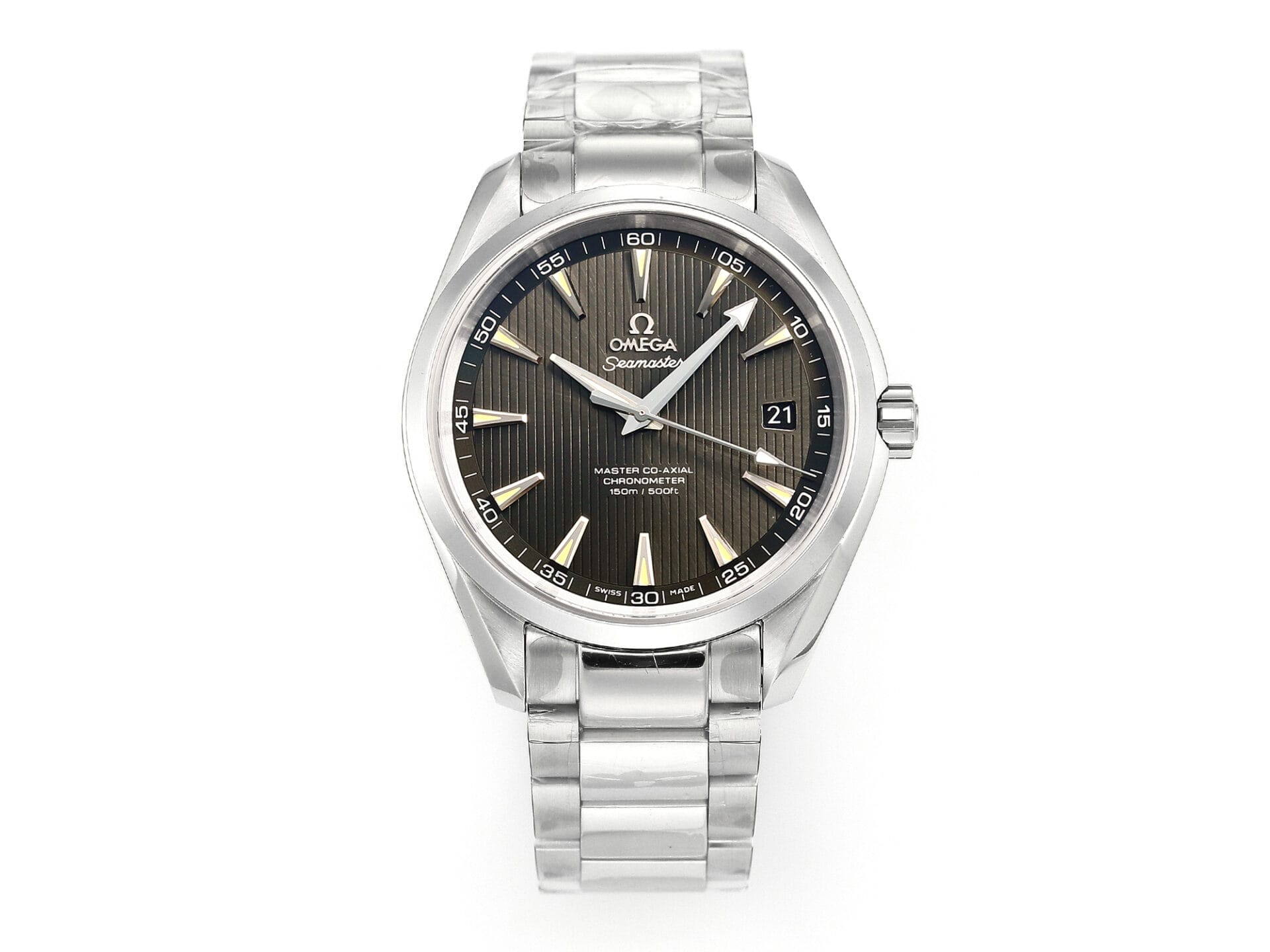 VSFactory (VSF) Omega Aqua Terra 150M Gray Textured Dial Steel A8500 Movement