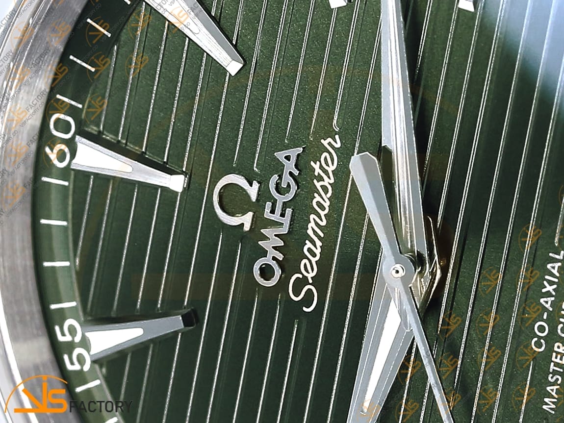 VSFactory (VSF) Omega Aqua Terra 150M Green Dial Steel A8900 Movement - 图片 7