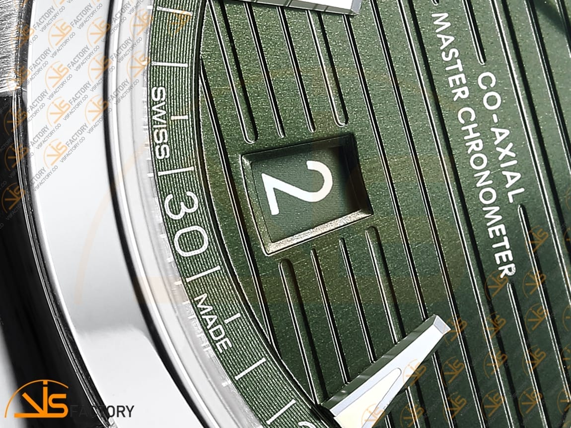 VSFactory (VSF) Omega Aqua Terra 150M Green Dial Steel A8900 Movement - 图片 8