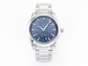 VSFactory (VSF) Omega Aqua Terra 150M Light Blue Dial Steel A8900 Movement