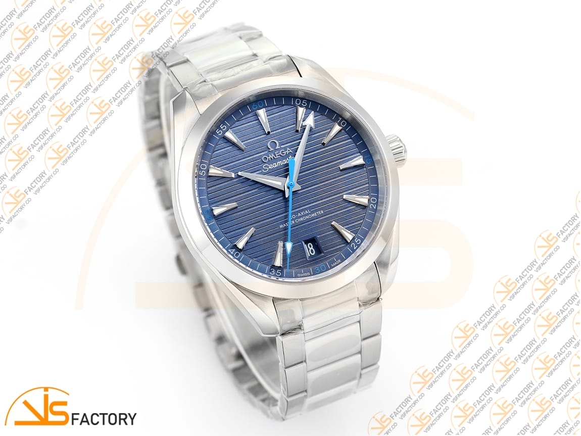 VSFactory (VSF) Omega Aqua Terra 150M Light Blue Dial Steel A8900 Movement - 图片 5