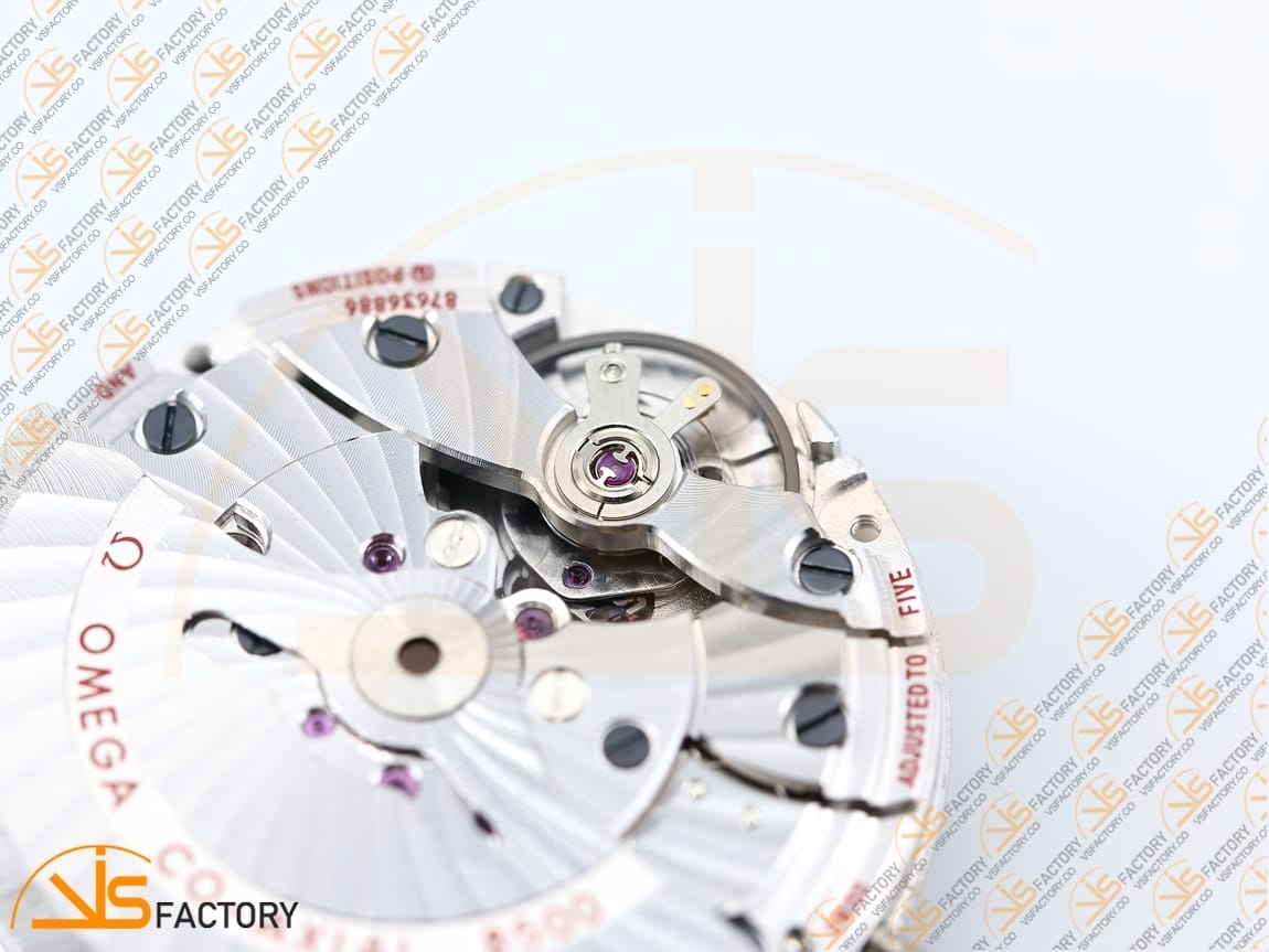 VSFactory (VSF) Omega Aqua Terra 150M White Textured Dial Blue Hands Steel A8500 Movement - 图片 16