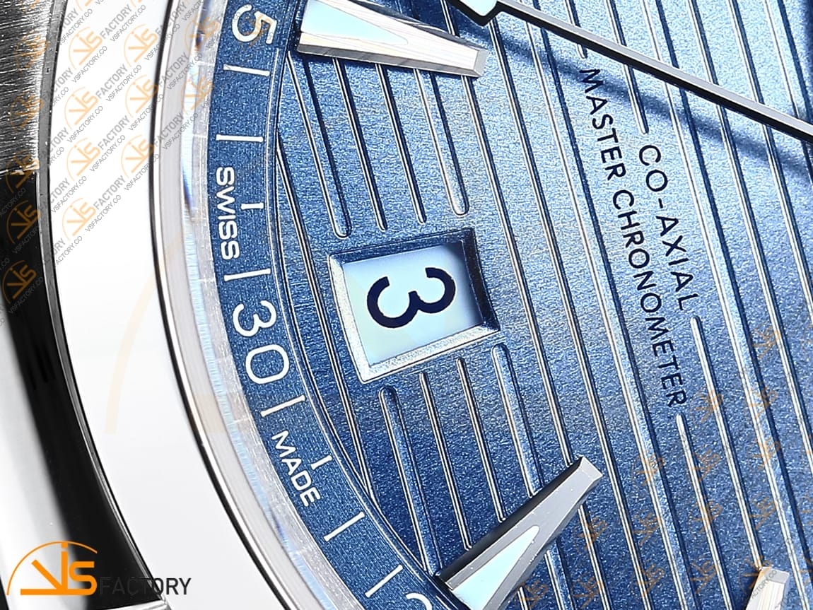 VSFactory (VSF) Omega Aqua Terra 41mm Light Blue Dial Steel A8900 Movement - 图片 8