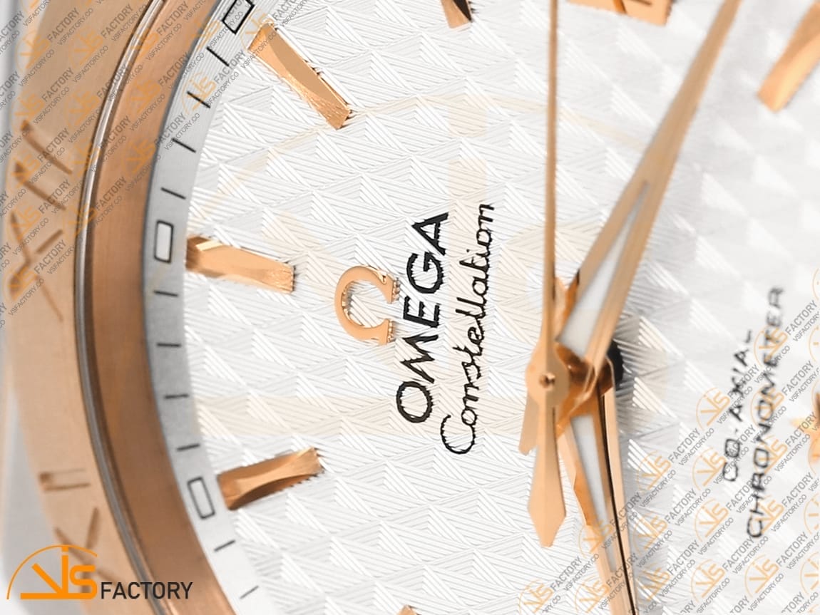 VSFactory (VSF) Omega Constellation 38mm White Dial SS/RG Asia 8500 Movement - 图片 8