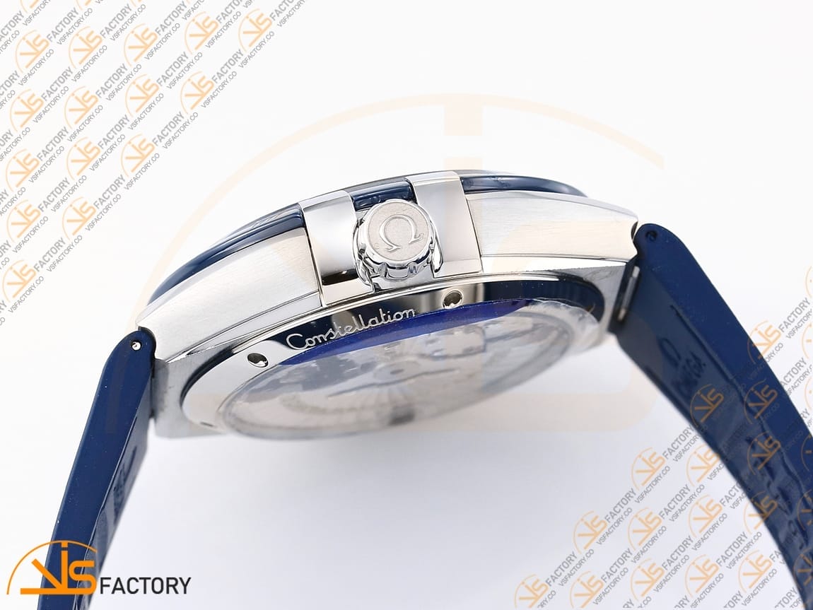 VSFactory (VSF) Omega Constellation Blue Ceramic White Dial SS Blue Rubber A8900 Movement - 图片 10