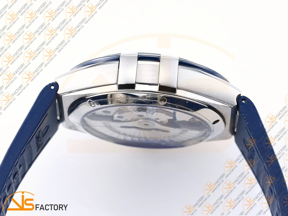 VSFactory (VSF) Omega Constellation Blue Ceramic White Dial SS Blue Rubber A8900 Movement - 图片 11