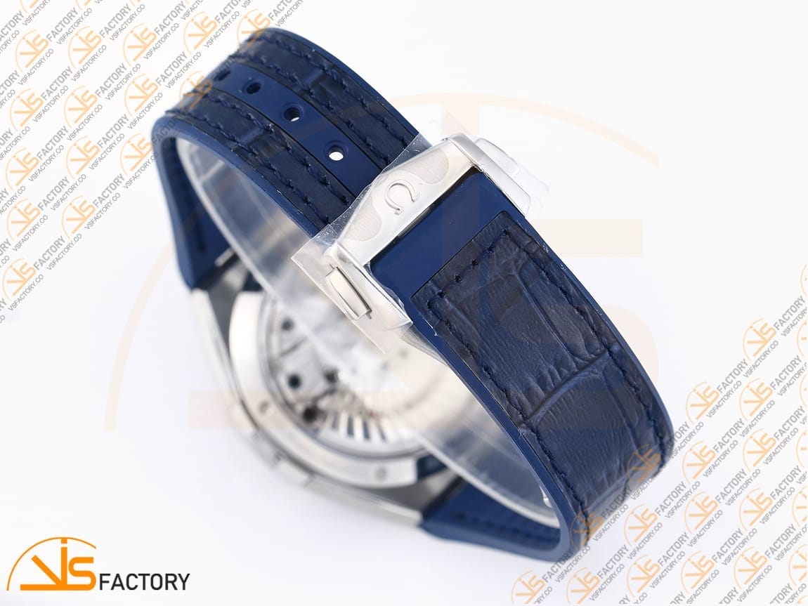VSFactory (VSF) Omega Constellation Blue Ceramic White Dial SS Blue Rubber A8900 Movement - 图片 14