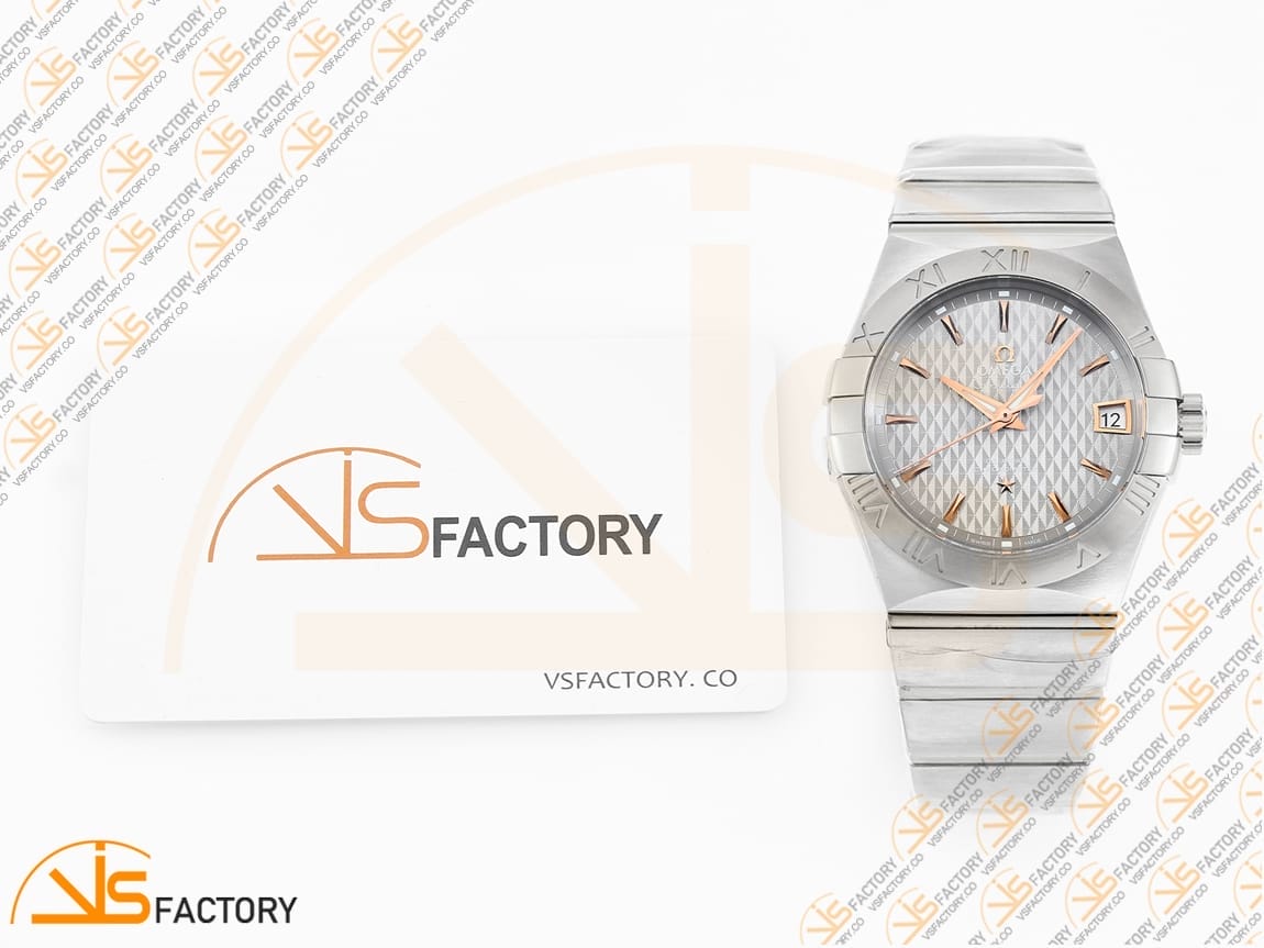 VSFactory (VSF) Omega Constellation Co-Axial 38mm Silver Dial Steel Asia 8500 Movement - 图片 2