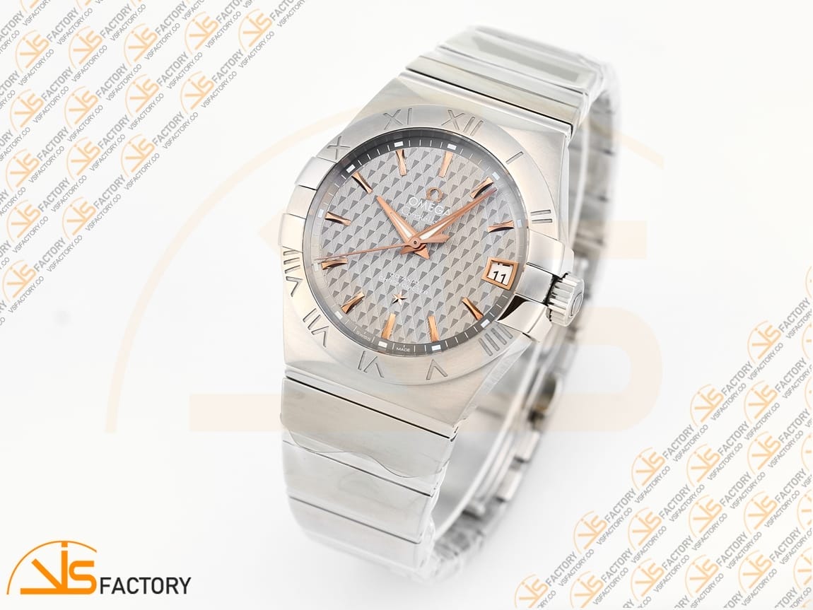 VSFactory (VSF) Omega Constellation Co-Axial 38mm Silver Dial Steel Asia 8500 Movement - 图片 4