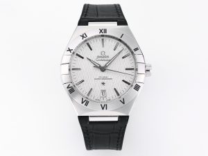 VSFactory (VSF) Omega Constellation Gray Dial Steel Black Rubber A8900 Movement