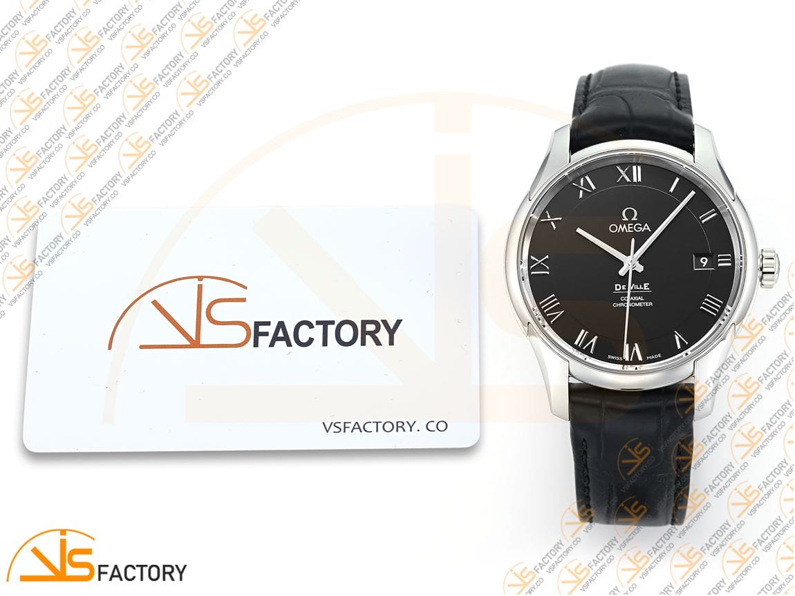 VSFactory (VSF) Omega De Ville Hour Vision 41mm Black Dial Steel A8500 Movement - 图片 2