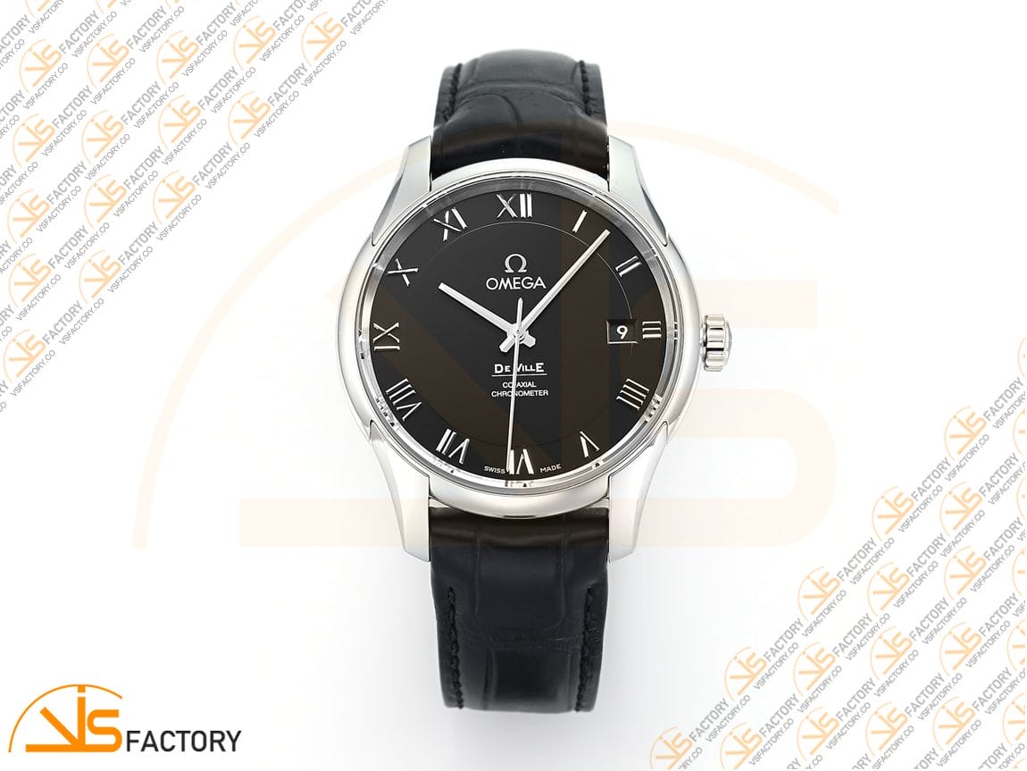 VSFactory (VSF) Omega De Ville Hour Vision 41mm Black Dial Steel A8500 Movement - 图片 3