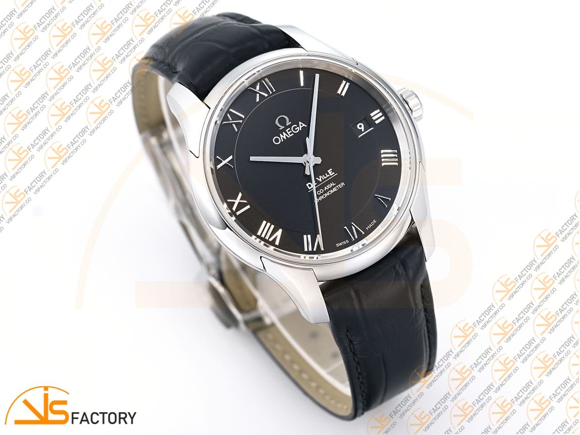 VSFactory (VSF) Omega De Ville Hour Vision 41mm Black Dial Steel A8500 Movement - 图片 5