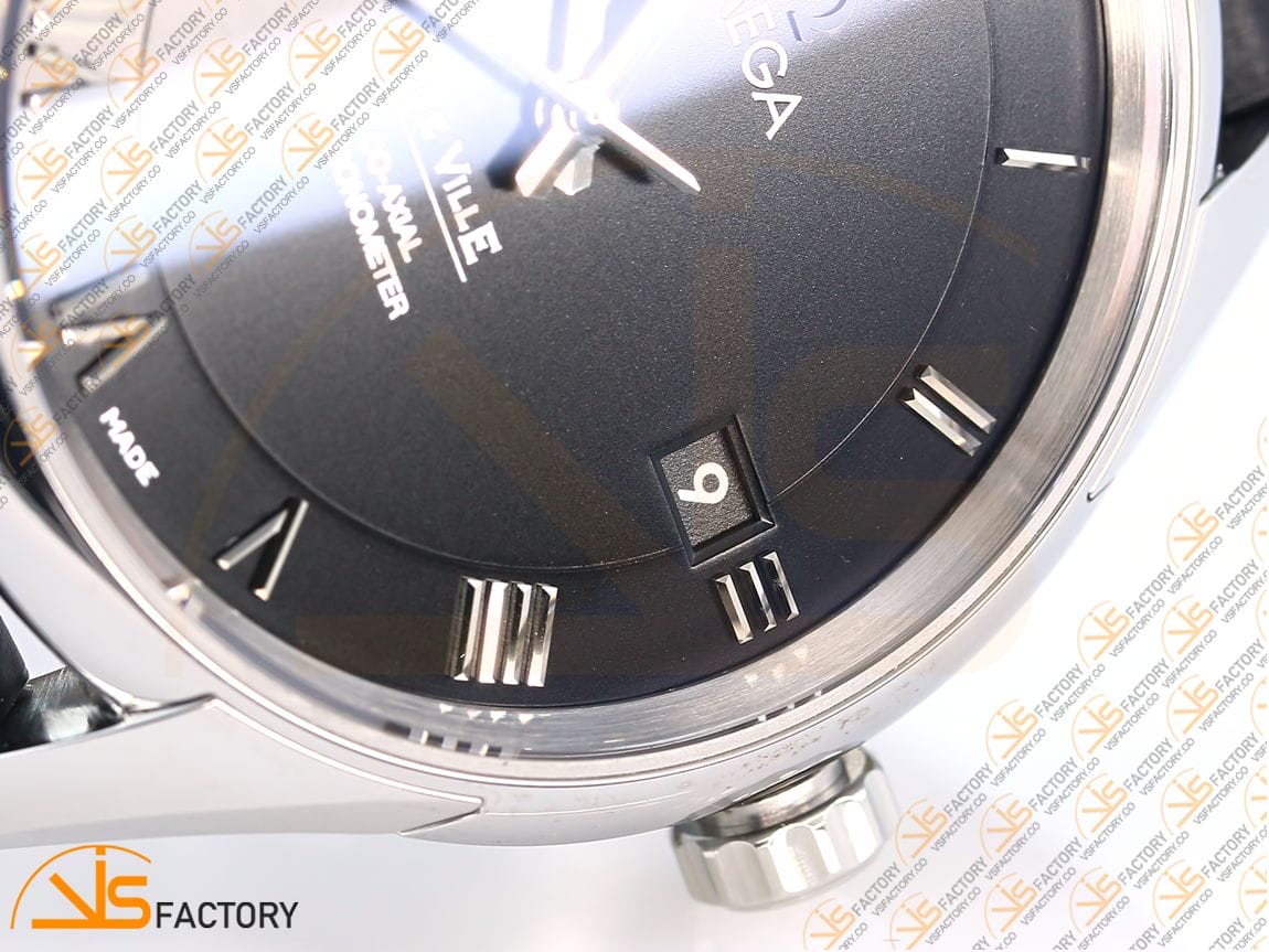 VSFactory (VSF) Omega De Ville Hour Vision 41mm Black Dial Steel A8500 Movement - 图片 7