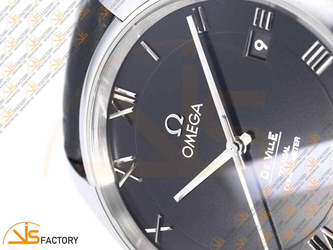 VSFactory (VSF) Omega De Ville Hour Vision 41mm Black Dial Steel A8500 Movement - 图片 8