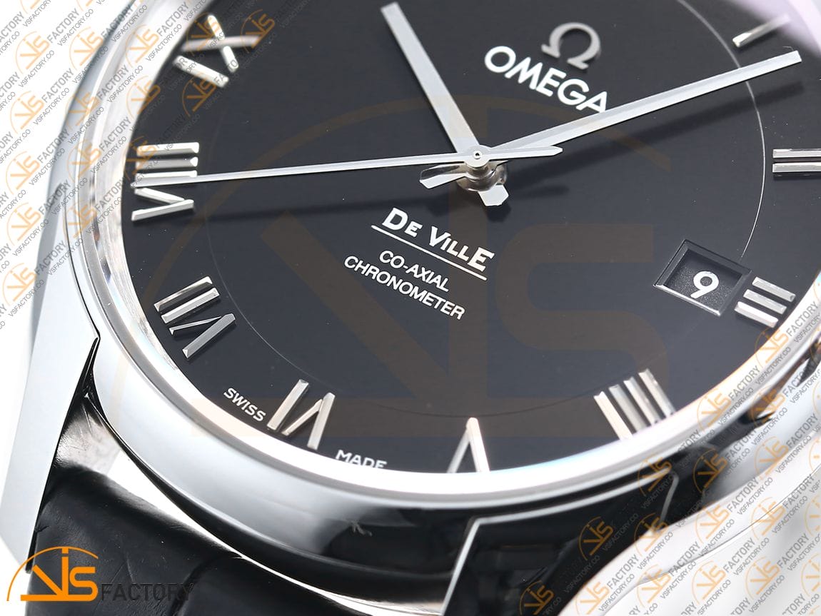 VSFactory (VSF) Omega De Ville Hour Vision 41mm Black Dial Steel A8500 Movement - 图片 9
