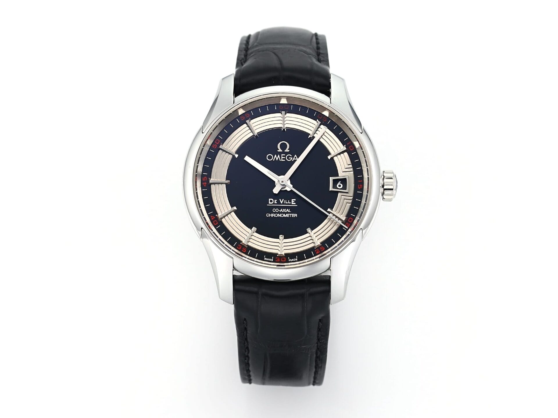VSFactory (VSF) Omega De Ville Hour Vision 41mm Black Silver Dial Steel A8500 Movement