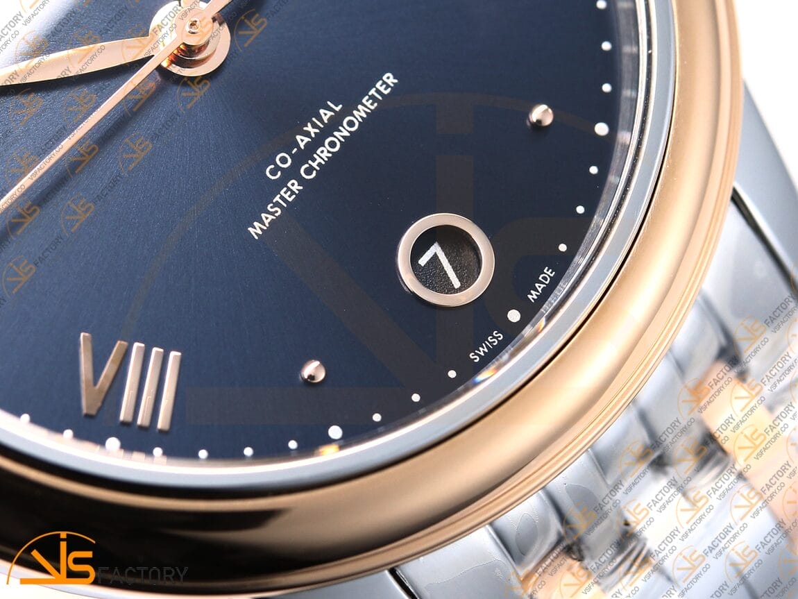 VSFactory (VSF) Omega De Ville Prestige 34mm Blue Dial SS RG A8800 Movement - 图片 6