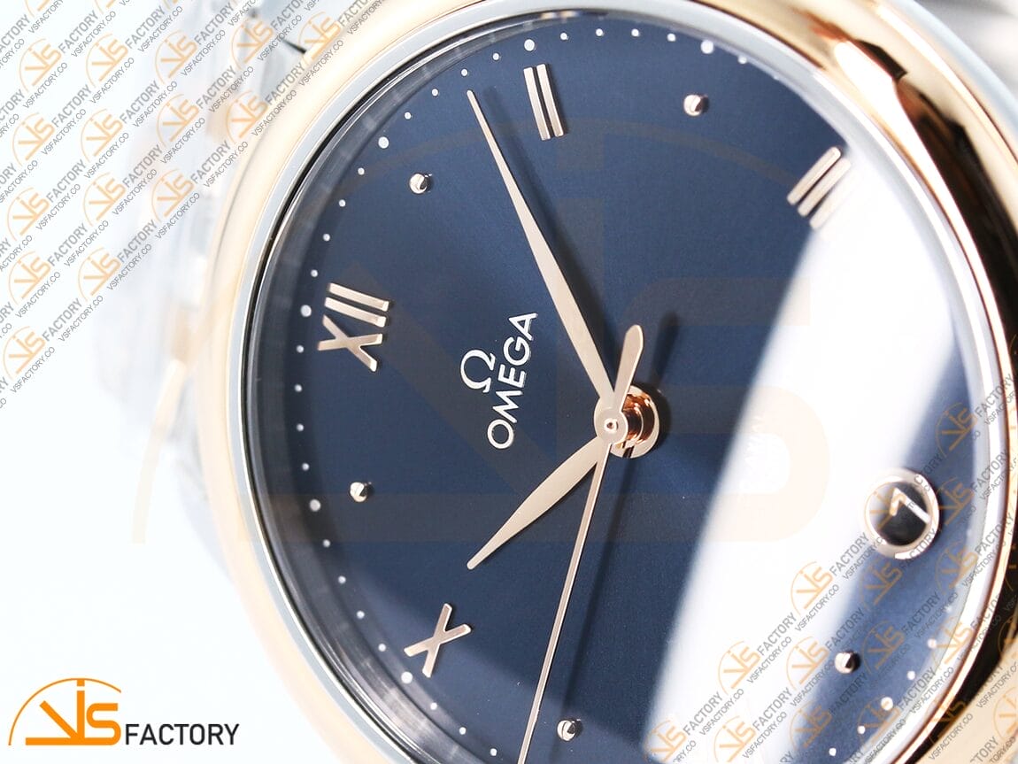 VSFactory (VSF) Omega De Ville Prestige 34mm Blue Dial SS RG A8800 Movement - 图片 7