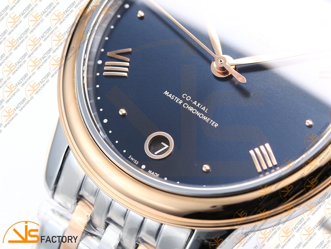 VSFactory (VSF) Omega De Ville Prestige 34mm Blue Dial SS RG A8800 Movement - 图片 8