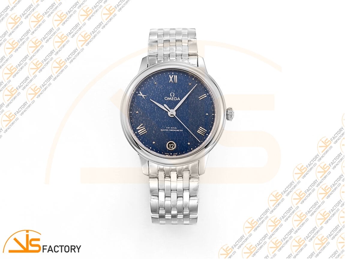 VSFactory (VSF) Omega De Ville Prestige 34mm Pearl Blue Dial Steel A8800 Movement - 图片 3