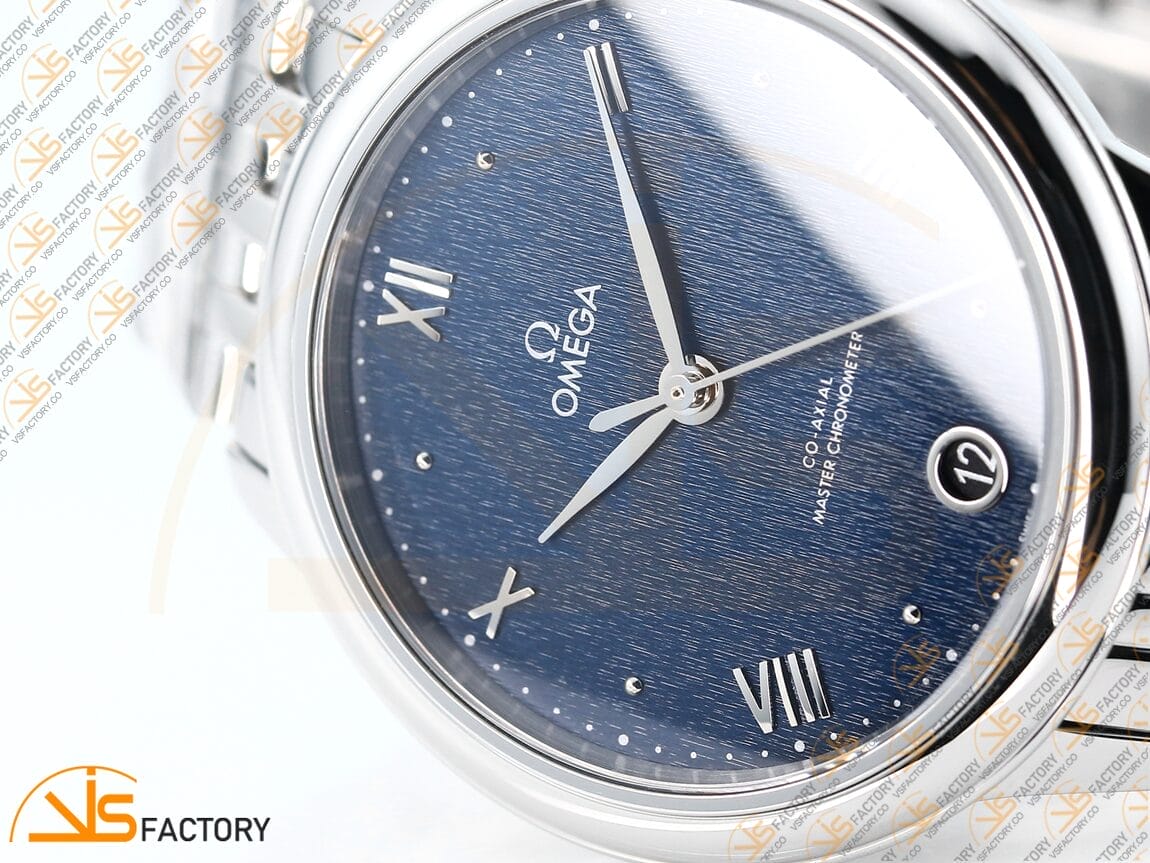 VSFactory (VSF) Omega De Ville Prestige 34mm Pearl Blue Dial Steel A8800 Movement - 图片 7