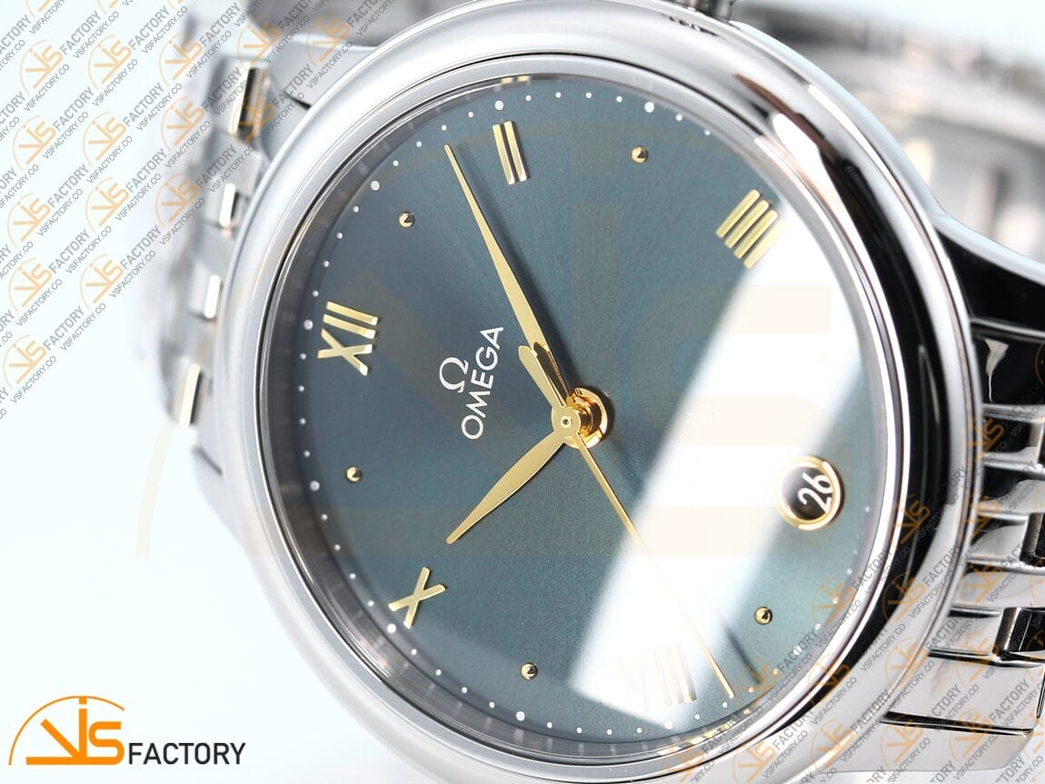 VSFactory (VSF) Omega De Ville Prestige 34mm Pine Green Dial Steel A8800 Movement - 图片 6