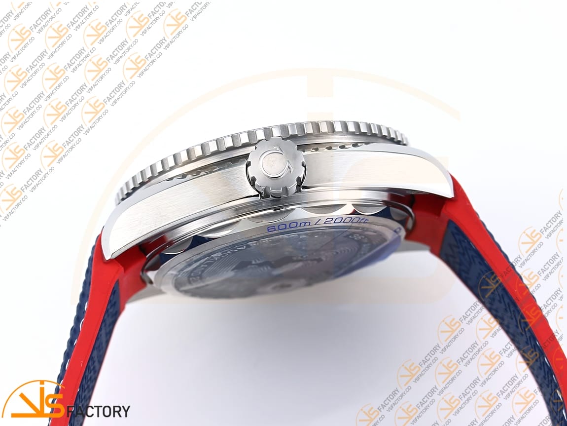 VSFactory (VSF) Omega Planet Ocean 43.5mm America’s Cup White Dial SS Case Rubber Strap A8900 Movement - 图片 9