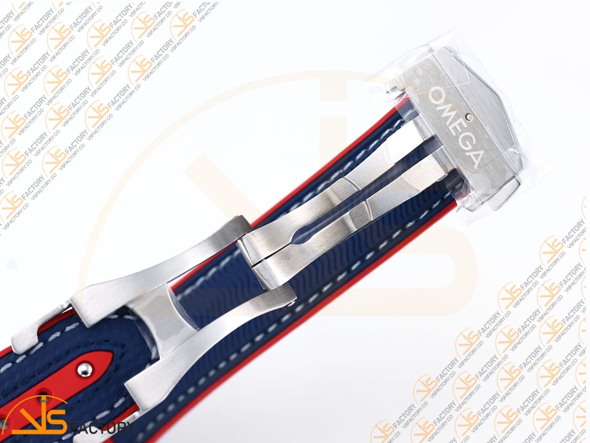 VSFactory (VSF) Omega Planet Ocean 43.5mm America’s Cup White Dial SS Case Rubber Strap A8900 Movement - 图片 11