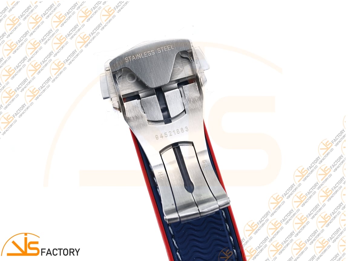 VSFactory (VSF) Omega Planet Ocean 43.5mm America’s Cup White Dial SS Case Rubber Strap A8900 Movement - 图片 12