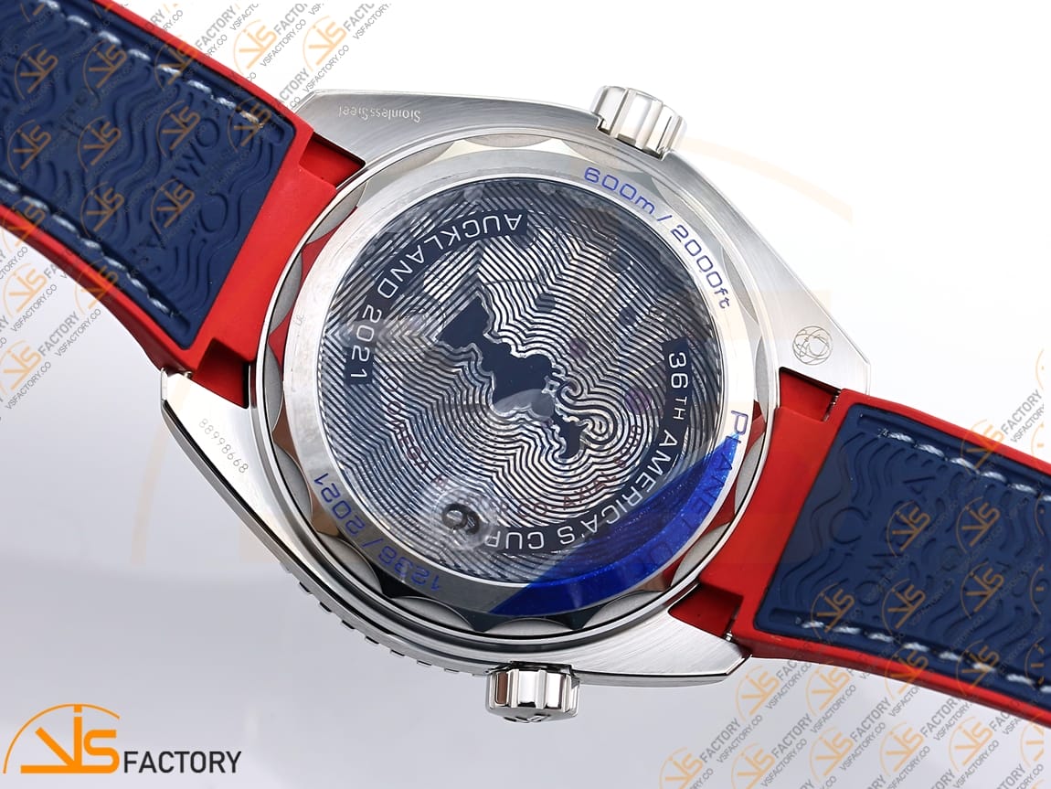 VSFactory (VSF) Omega Planet Ocean 43.5mm America’s Cup White Dial SS Case Rubber Strap A8900 Movement - 图片 13