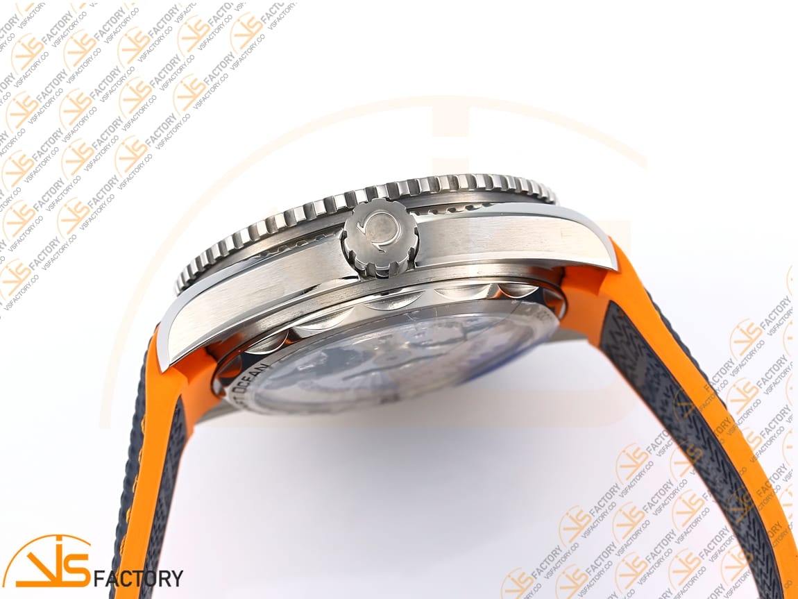 VSFactory (VSF) Omega Planet Ocean 43.5mm Gray Dial SS Case Black Orange Bezel Nylon Strap A8900 Movement - 图片 9