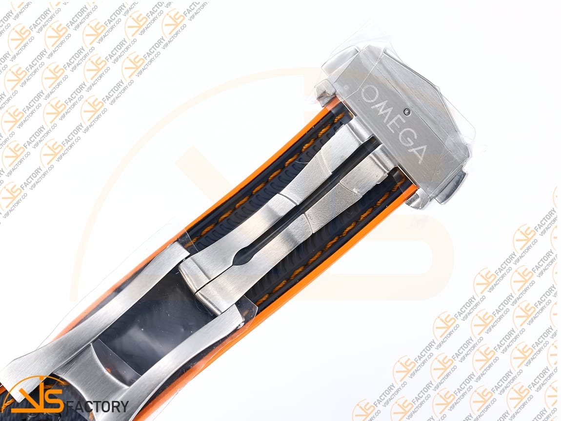 VSFactory (VSF) Omega Planet Ocean 43.5mm Gray Dial SS Case Black Orange Bezel Nylon Strap A8900 Movement - 图片 11