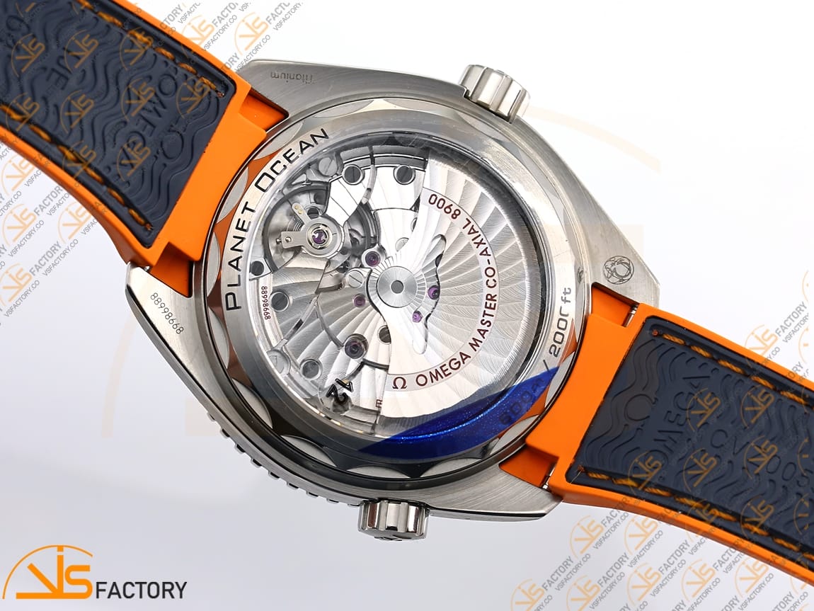 VSFactory (VSF) Omega Planet Ocean 43.5mm Gray Dial SS Case Black Orange Bezel Nylon Strap A8900 Movement - 图片 13