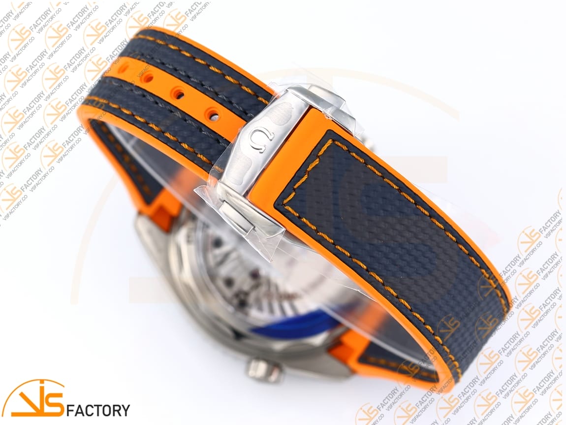 VSFactory (VSF) Omega Planet Ocean 43.5mm Gray Dial SS Case Black Orange Bezel Nylon Strap A8900 Movement - 图片 14