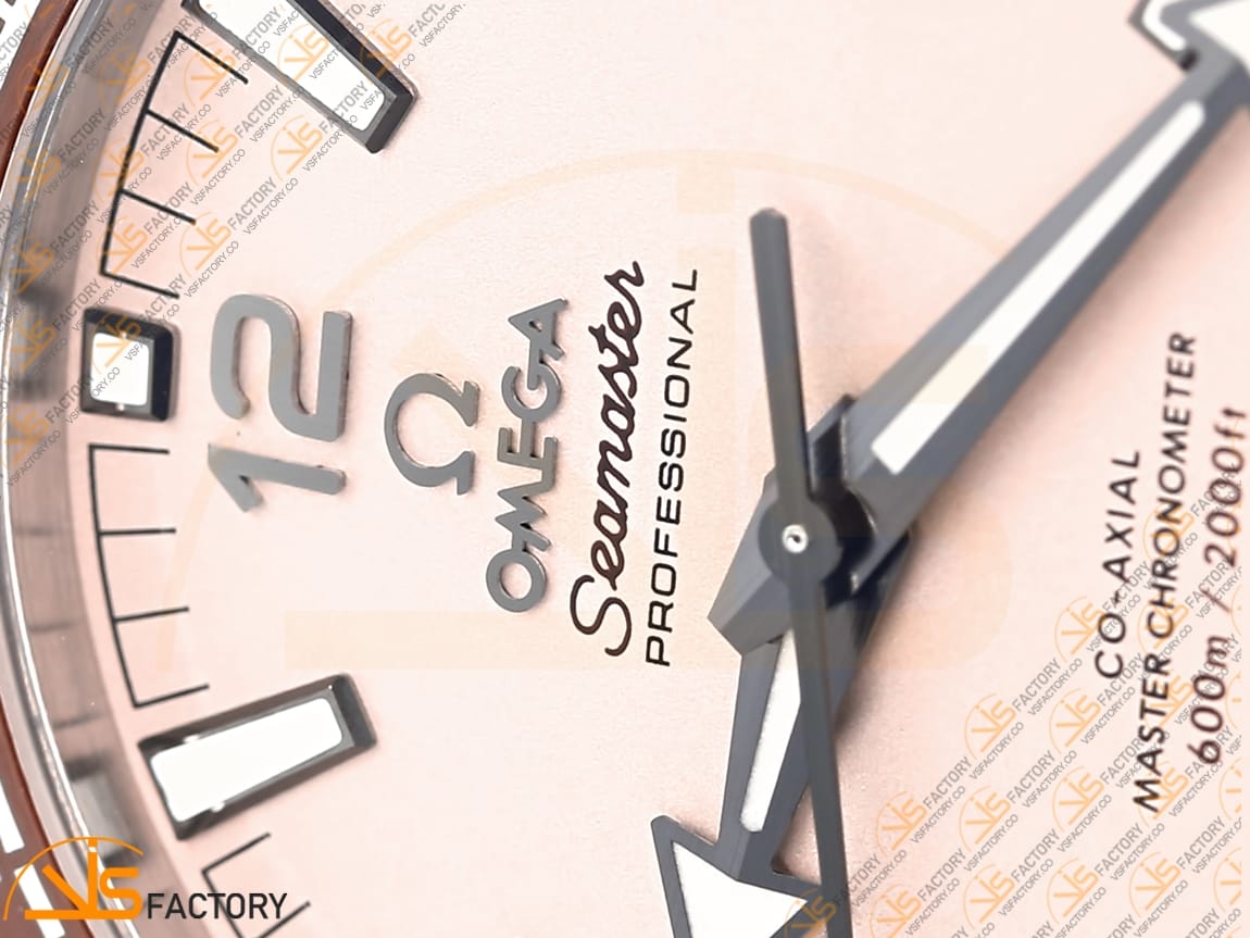VSFactory (VSF) Omega Planet Ocean 43.5mm Sand Dial SS Case Brown Bezel Sand Rubber Strap A8900 Movement - 图片 7
