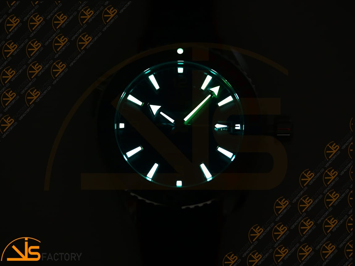 VSFactory (VSF) Omega Planet Ocean 43.5mm White Dial SS Case Green Bezel Green Rubber Strap A8900 Movement - 图片 23