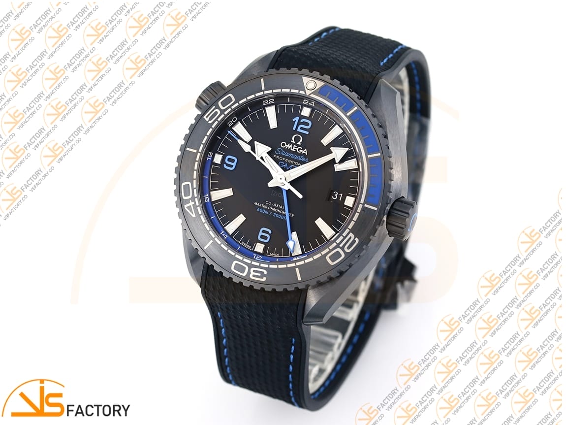 VSFactory (VSF) Omega Planet Ocean 45.5mm Deep Black Blue Dial Real Ceramic A8906 Movement - 图片 5