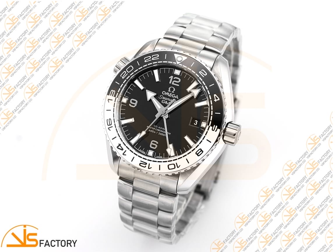 VSFactory (VSF) Omega Planet Ocean GMT 43.5mm Tai Chi Black Dial Steel A8906 Movement - 图片 4