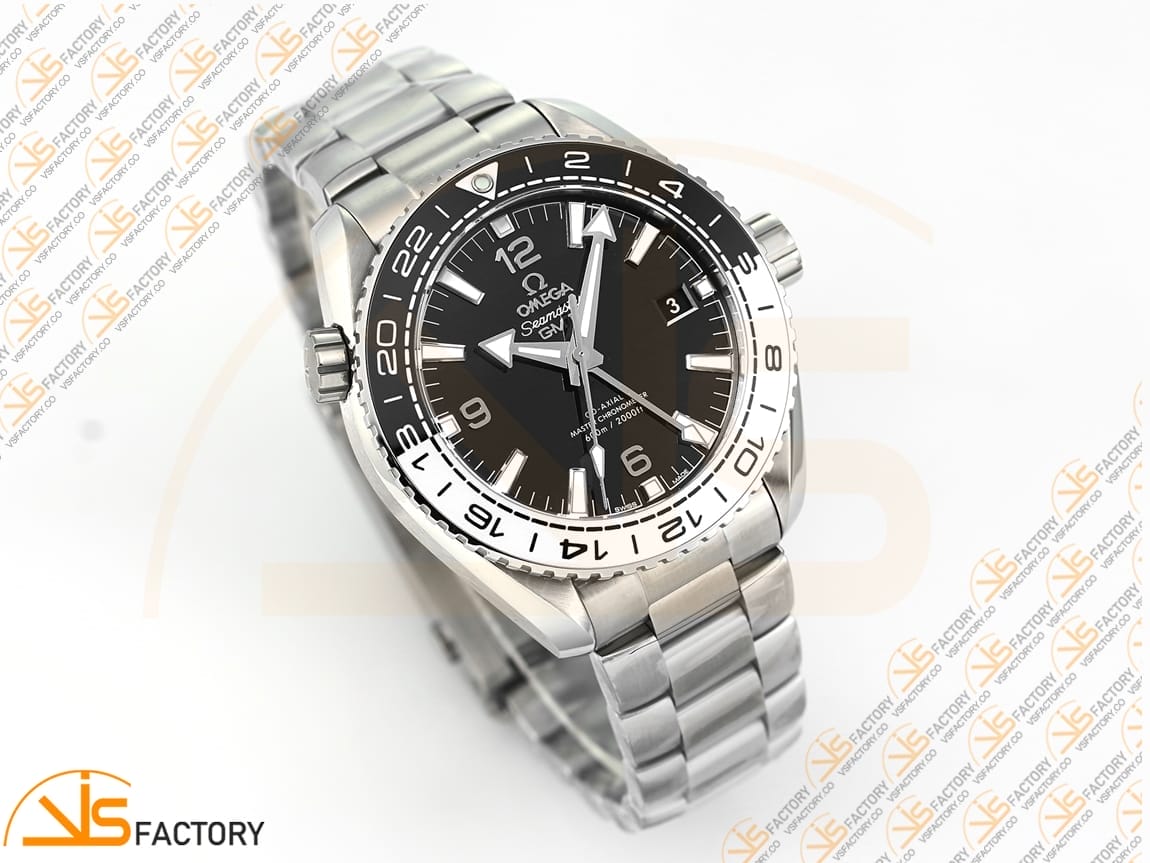 VSFactory (VSF) Omega Planet Ocean GMT 43.5mm Tai Chi Black Dial Steel A8906 Movement - 图片 5