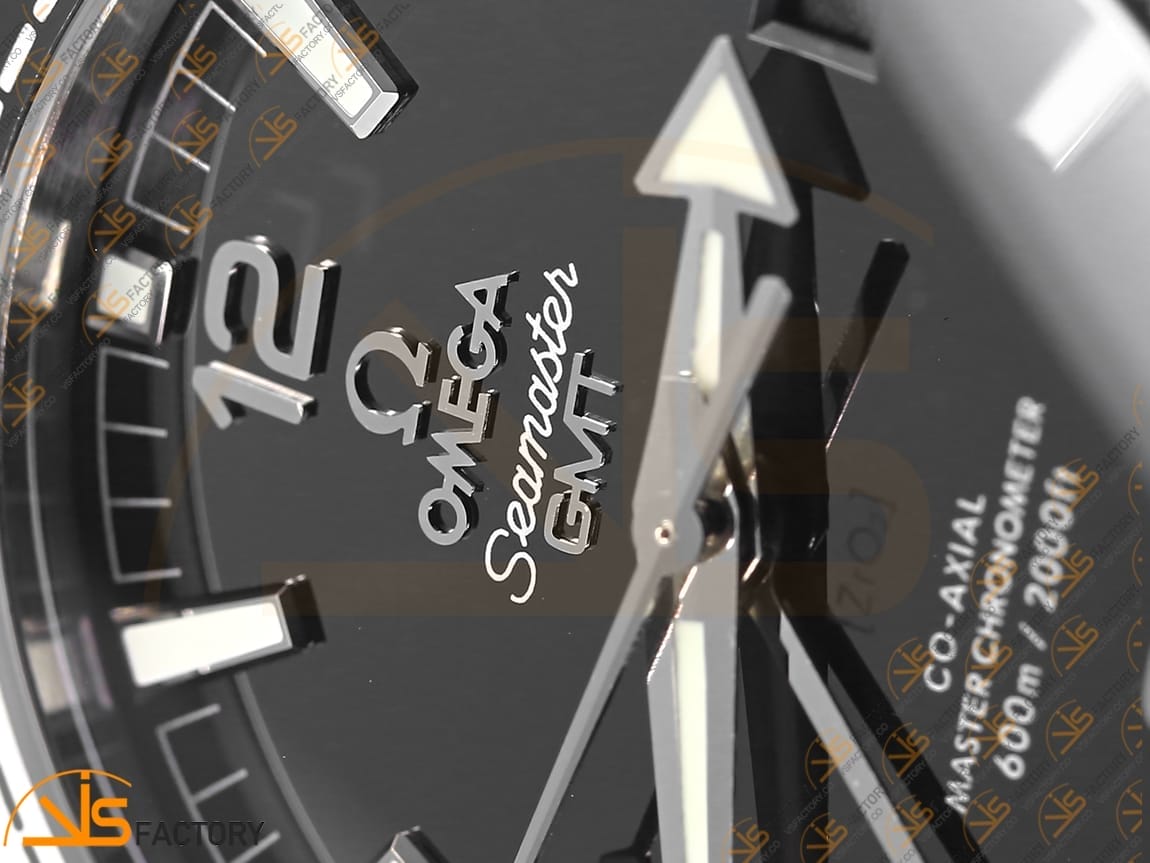 VSFactory (VSF) Omega Planet Ocean GMT 43.5mm Tai Chi Black Dial Steel A8906 Movement - 图片 7